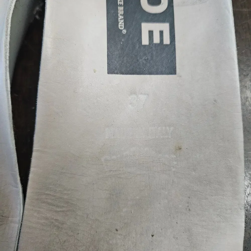 Golden Goose Slide High Top Sneakers Womens Size 37 US 6.5 Leopard Calf Hair - Picture 16 of 16